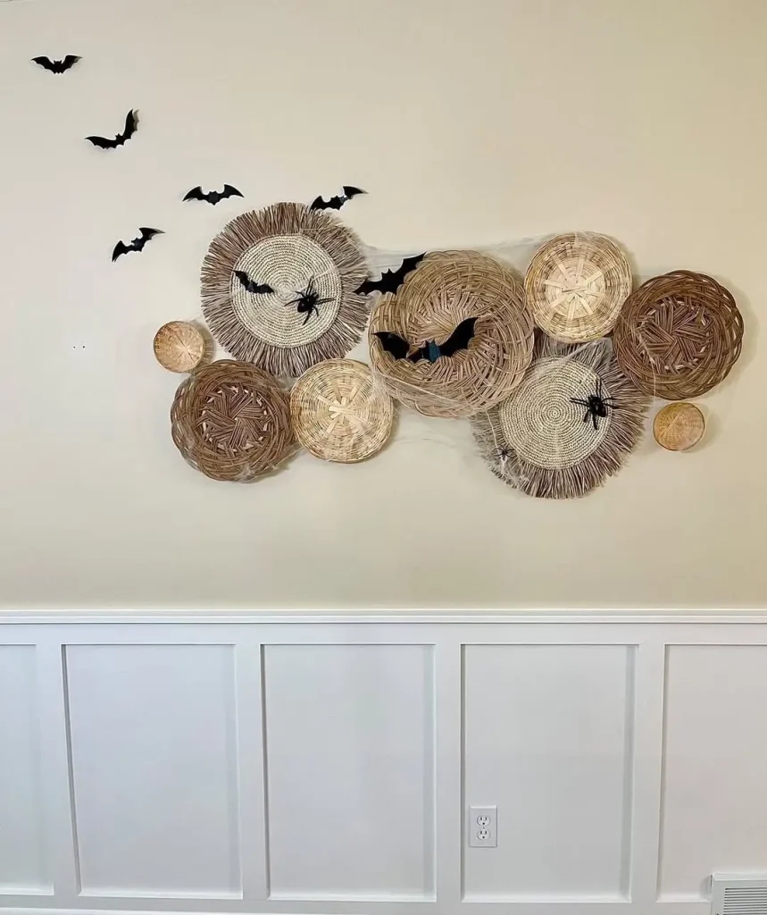 Basket Wall with a Spooky Twist