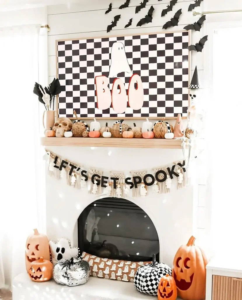 Checkered Mantel Magic
