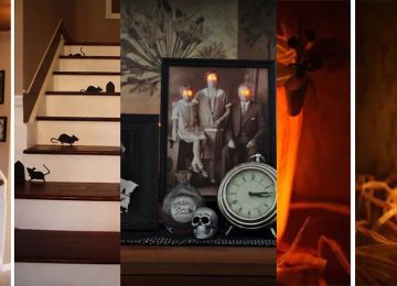 Easy DIY Halloween Home Decorations Featured Collage