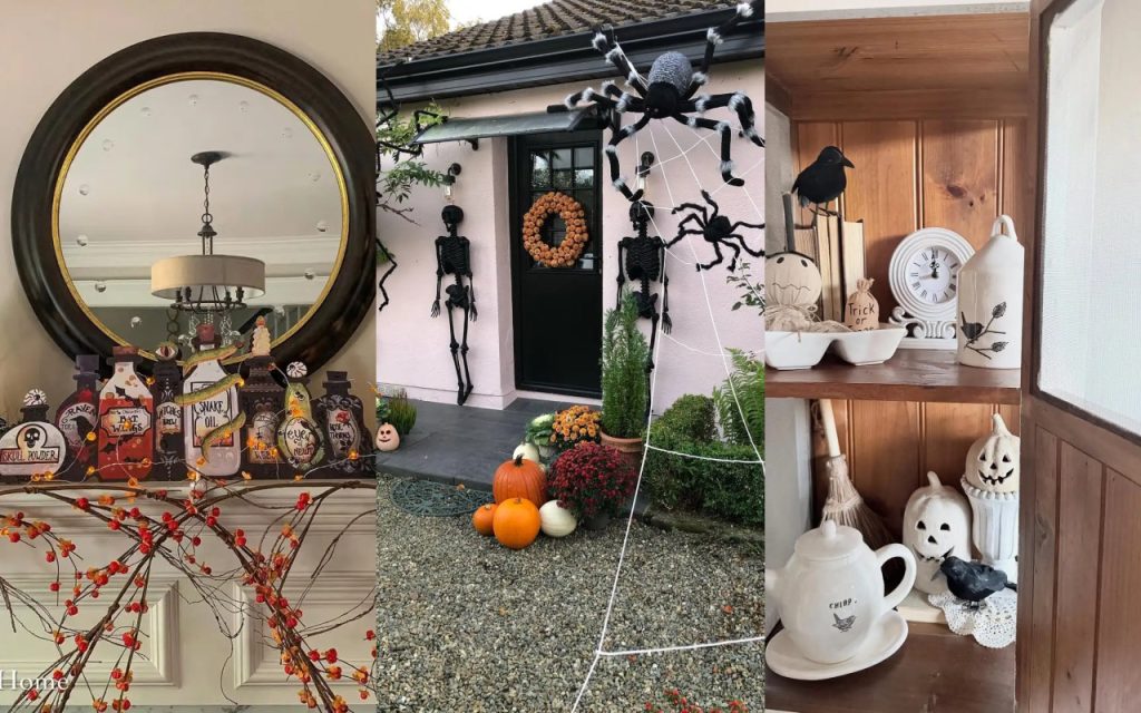 Farmhouse-Inspired Halloween Decor Ideas That Turn Rustic Into Hauntingly Gorgeous Featured Collage