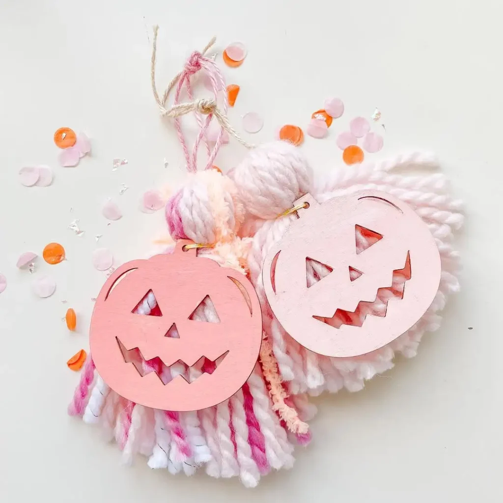 Pastel Pumpkin Tassels