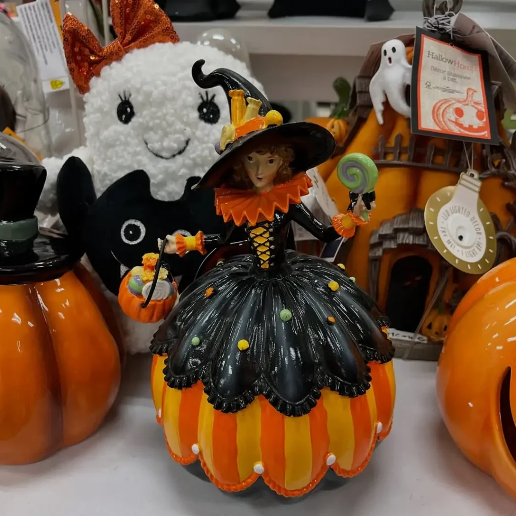 Pumpkin Witch Doll