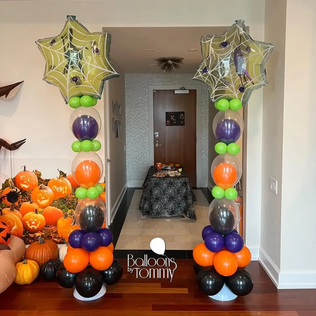 Spiderweb Balloon Arch