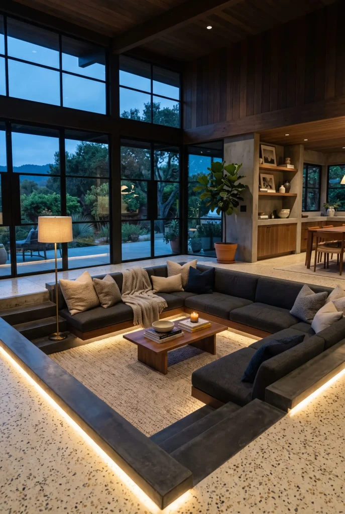 Sunken Cozy Fabric Pit