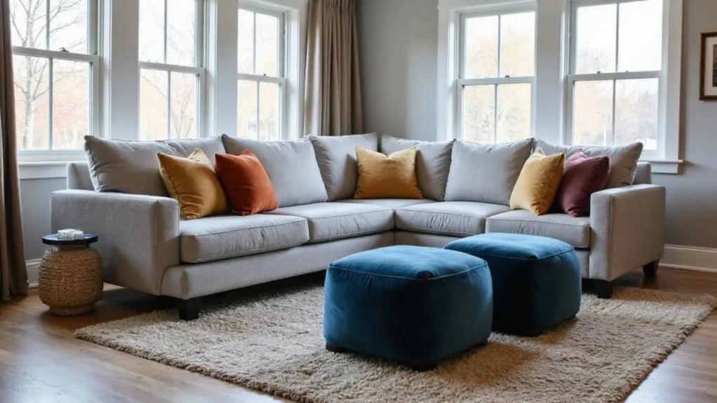 Using Ottomans for Versatile Seating