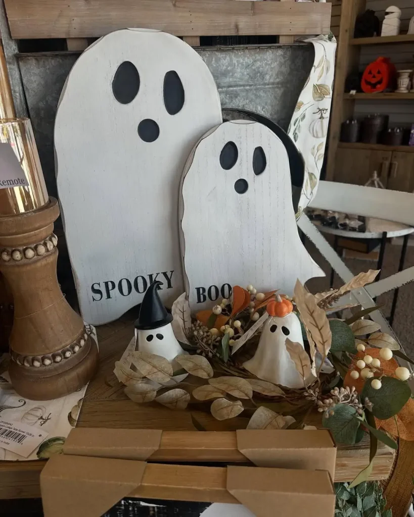 Wooden Ghost Cutouts